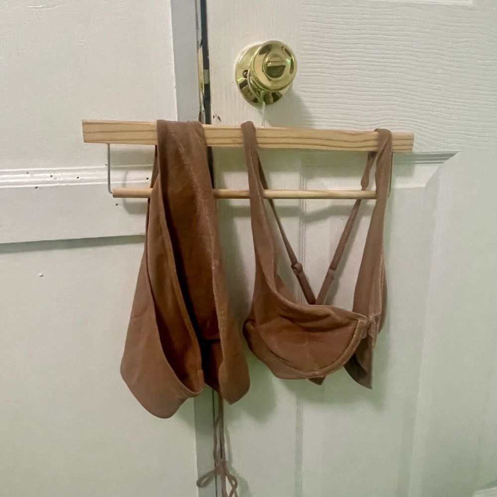 Abercrombie & Fitch Tan/Brown Bikini Set